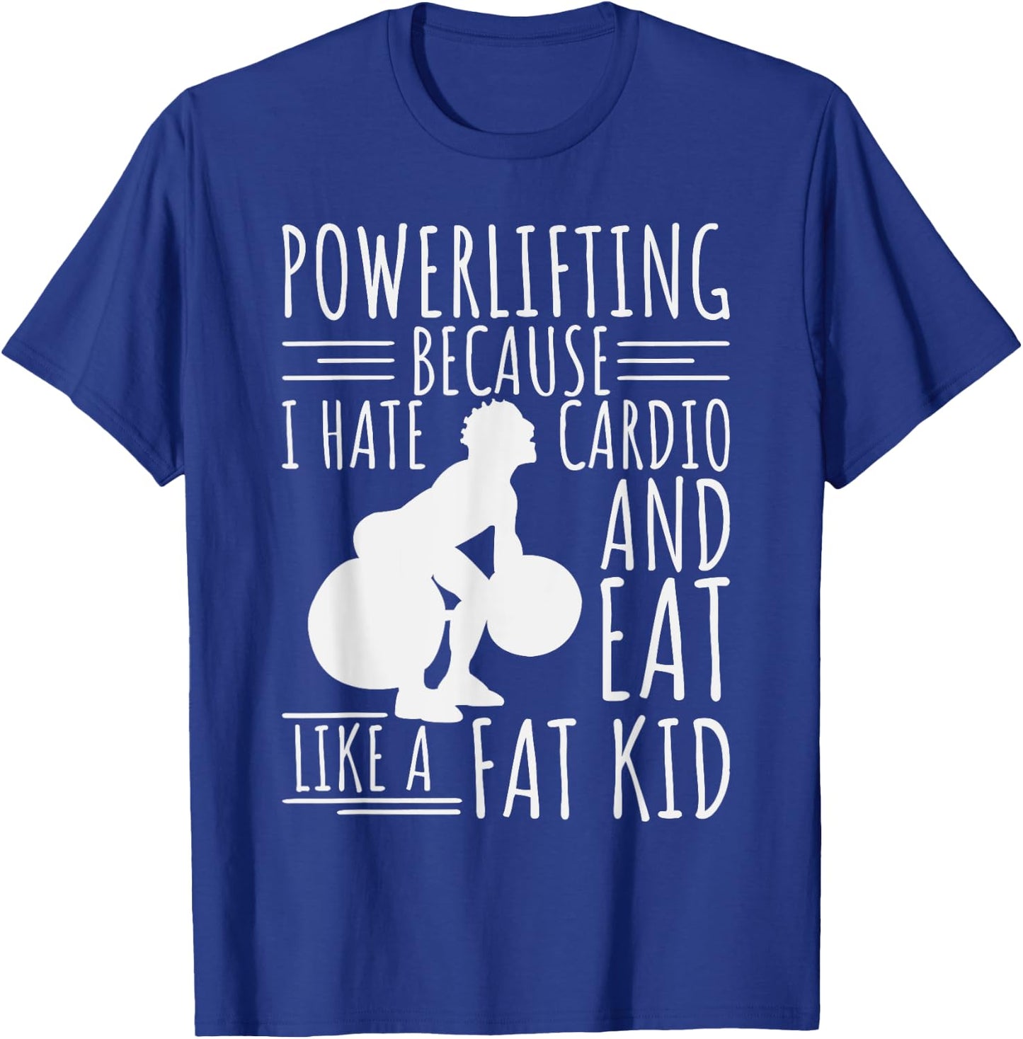 Funny Powerlifting & Weightlifting Apperal Lifters T-Shirt - T-Shirt | Royal