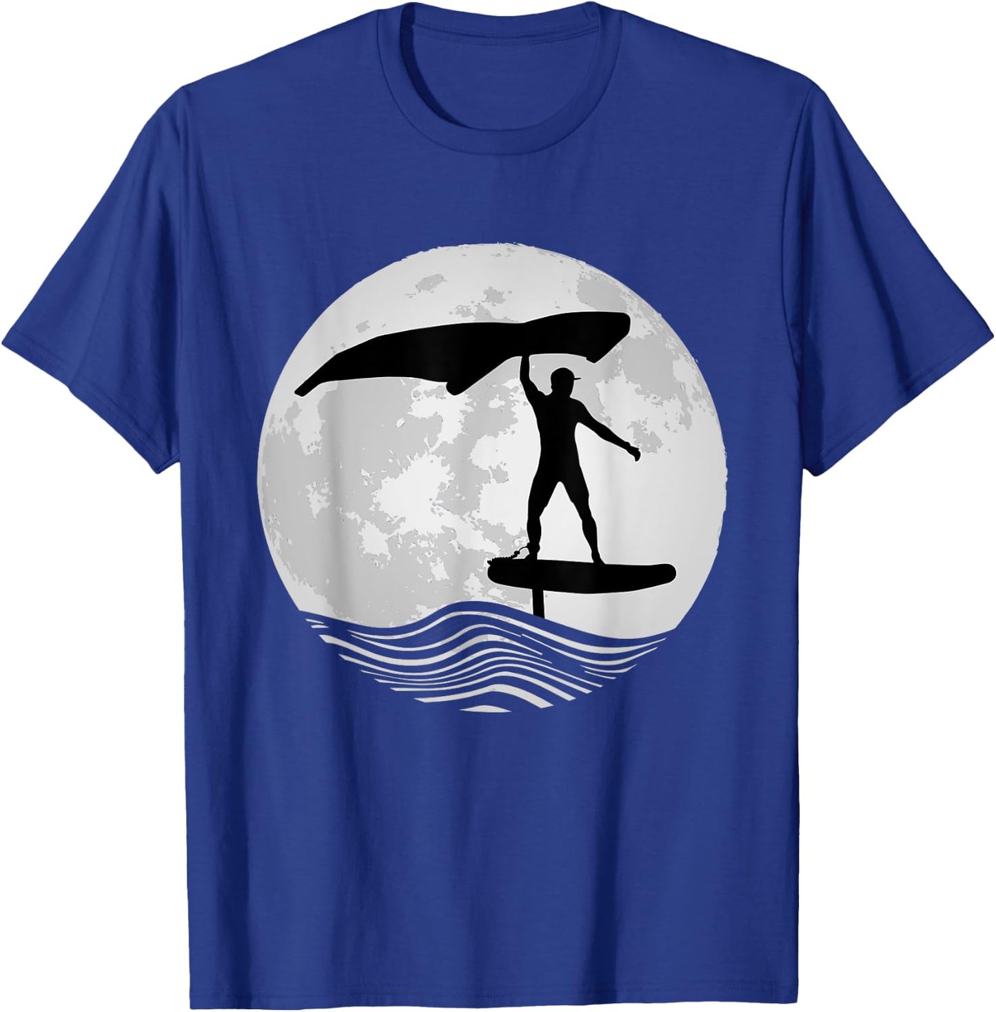 Wing Surf Wing Foil Wingsurfer Foiler T-Shirt - T-Shirt | Royal