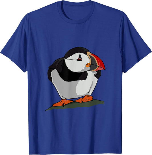Cute Puffin Baby Gift for Observers T-Shirt - T-Shirt | Royal