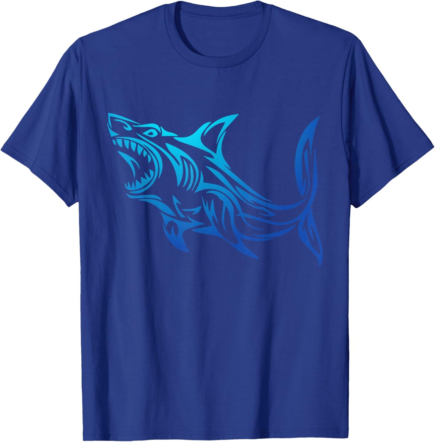 Hawaii Tribal Style Shark for Hawaiian beach lover Cool Men Women Kids T-Shirt - T-Shirt | Royal