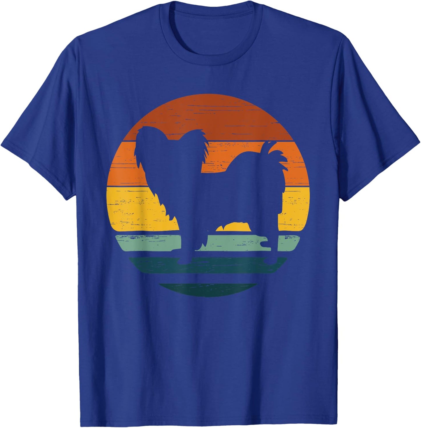 Chion Vintage Retro Mum Dad Dog Gift T-Shirt - T-Shirt | Royal
