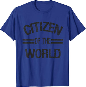 Citizen Of the World Travelers globetrotters Camping Outfit T-Shirt - T-Shirt | Royal