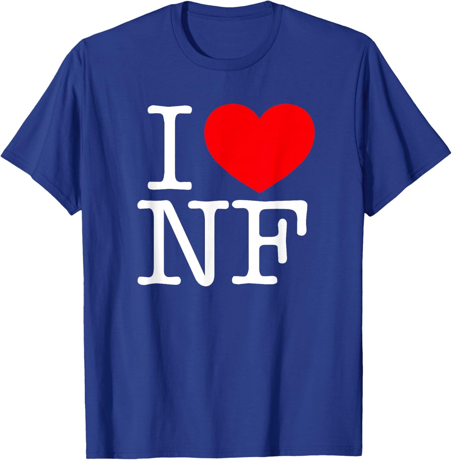 I Love (Heart) NF T-Shirt - T-Shirt | Royal