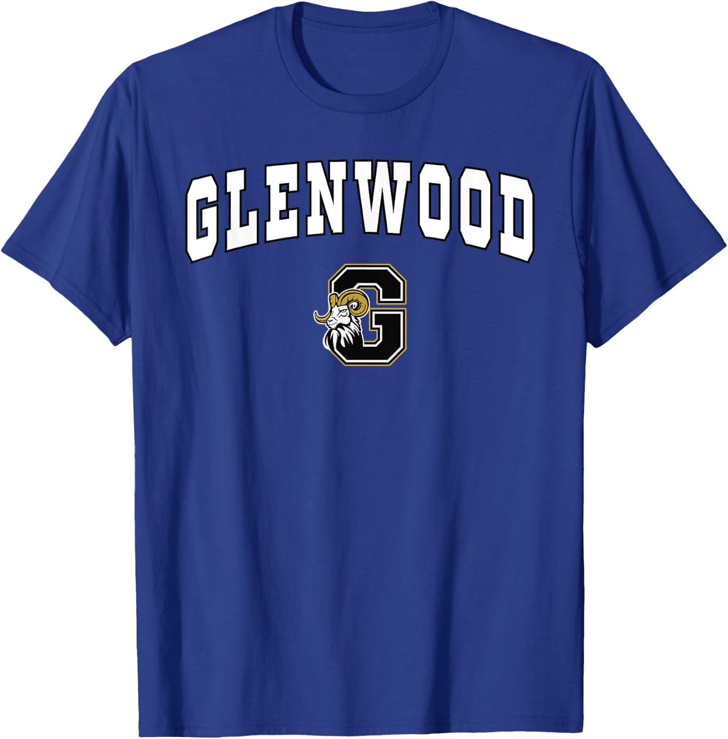Glenwood High School Rams T-Shirt - T-Shirt | Royal