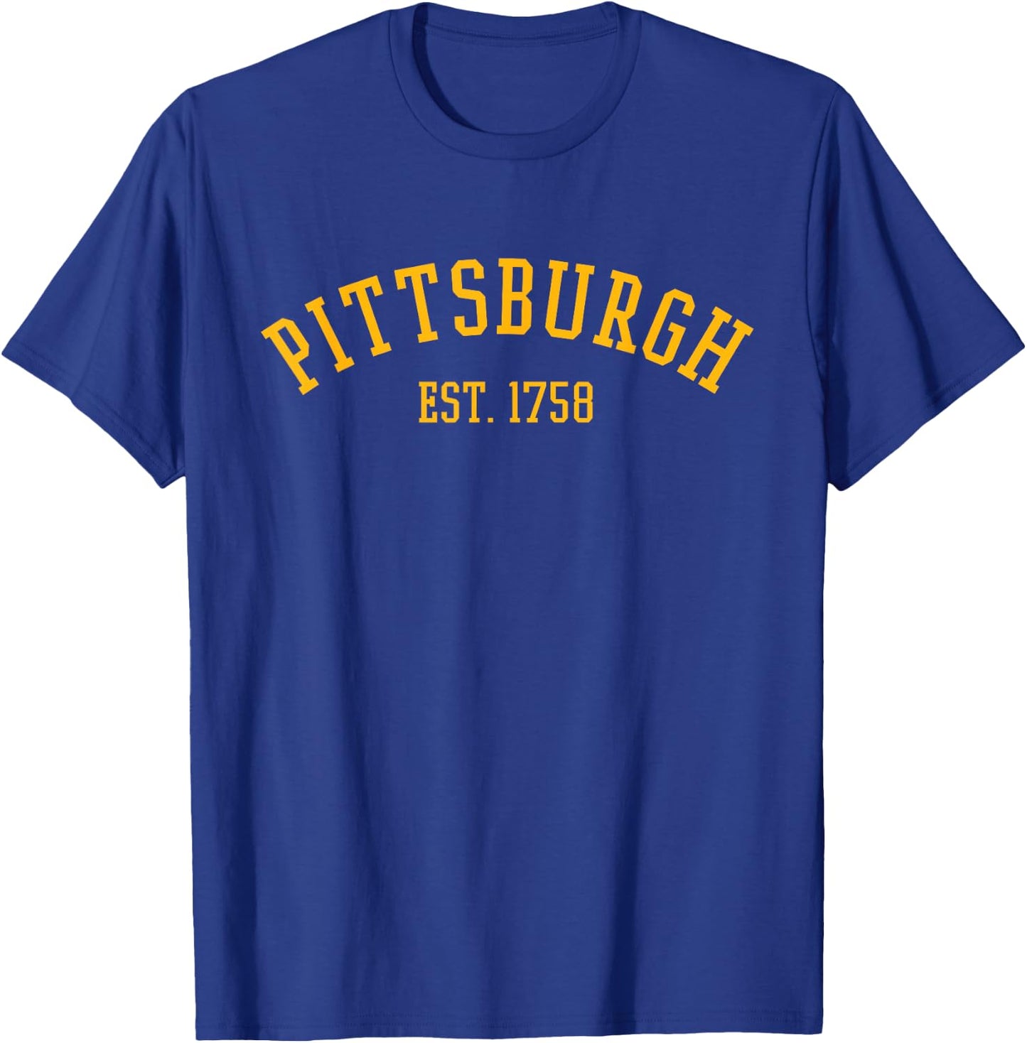 Pittsburgh Est. 1758 Vintage T-Shirt - T-Shirt | Royal