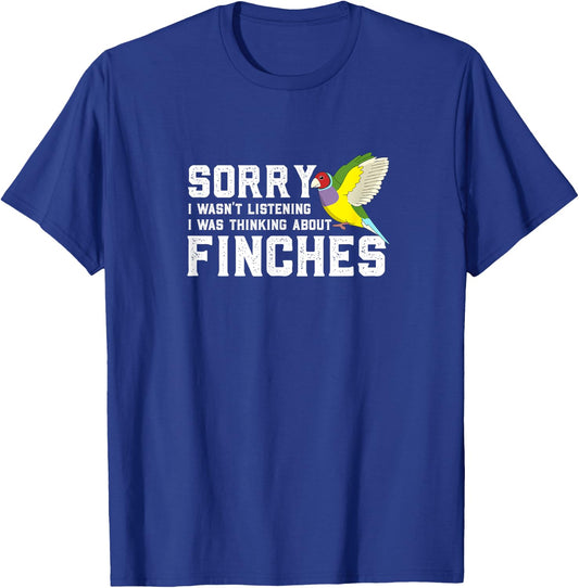 Rainbow Finches - Bird gift - Funny Gouldian Finch T-Shirt - T-Shirt | Royal