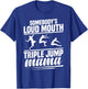 Triple Jump Spikes Track & Field Spikes Triple Jump Athlete T-Shirt - T-Shirt | Royal