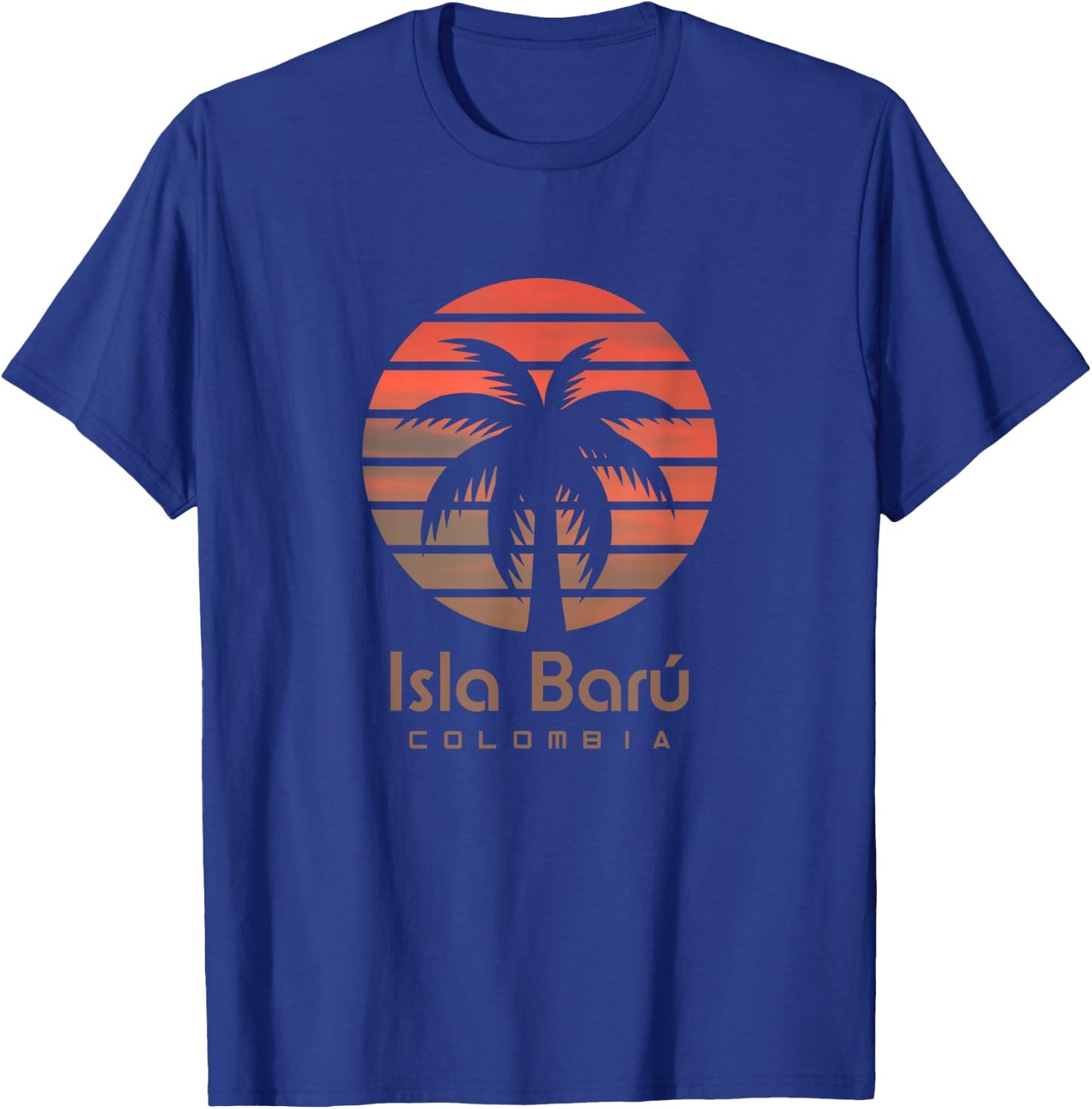 Colombia Travel Vacation Holidays Isla Baru T-Shirt - T-Shirt | Royal