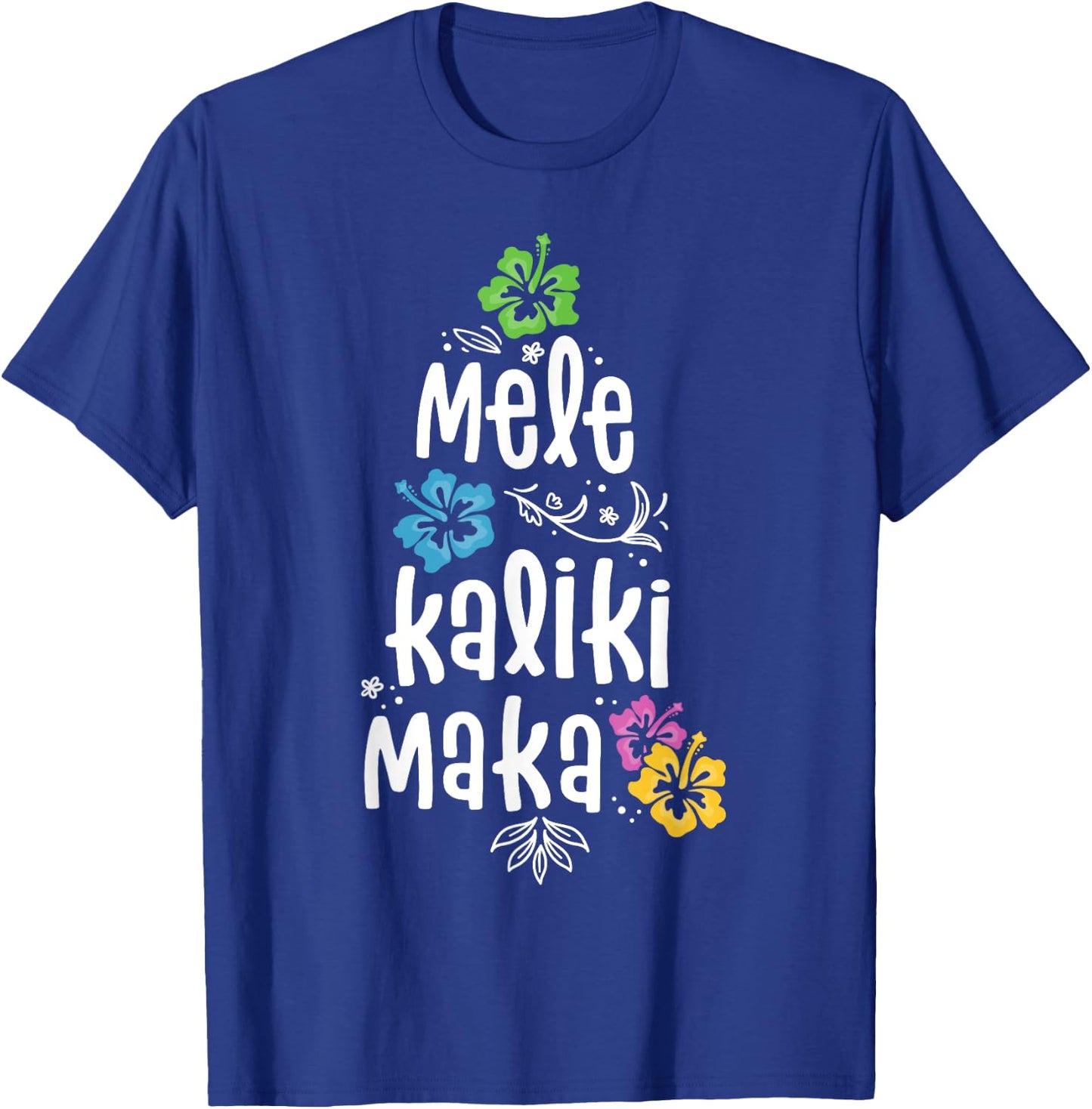 Mele Kalikimaka Christmas Shirts Hawaiian Xmas Vacation T-Shirt - T-Shirt | Royal