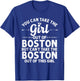 Girl Out Of BOSTON MA MASSACHUSETTS Gift Funny Home Root USA T-Shirt - T-Shirt | Royal