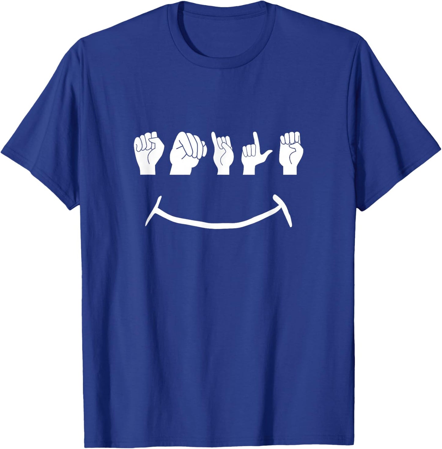 Funny ASL American Sign Language T-Shirt - T-Shirt | Royal