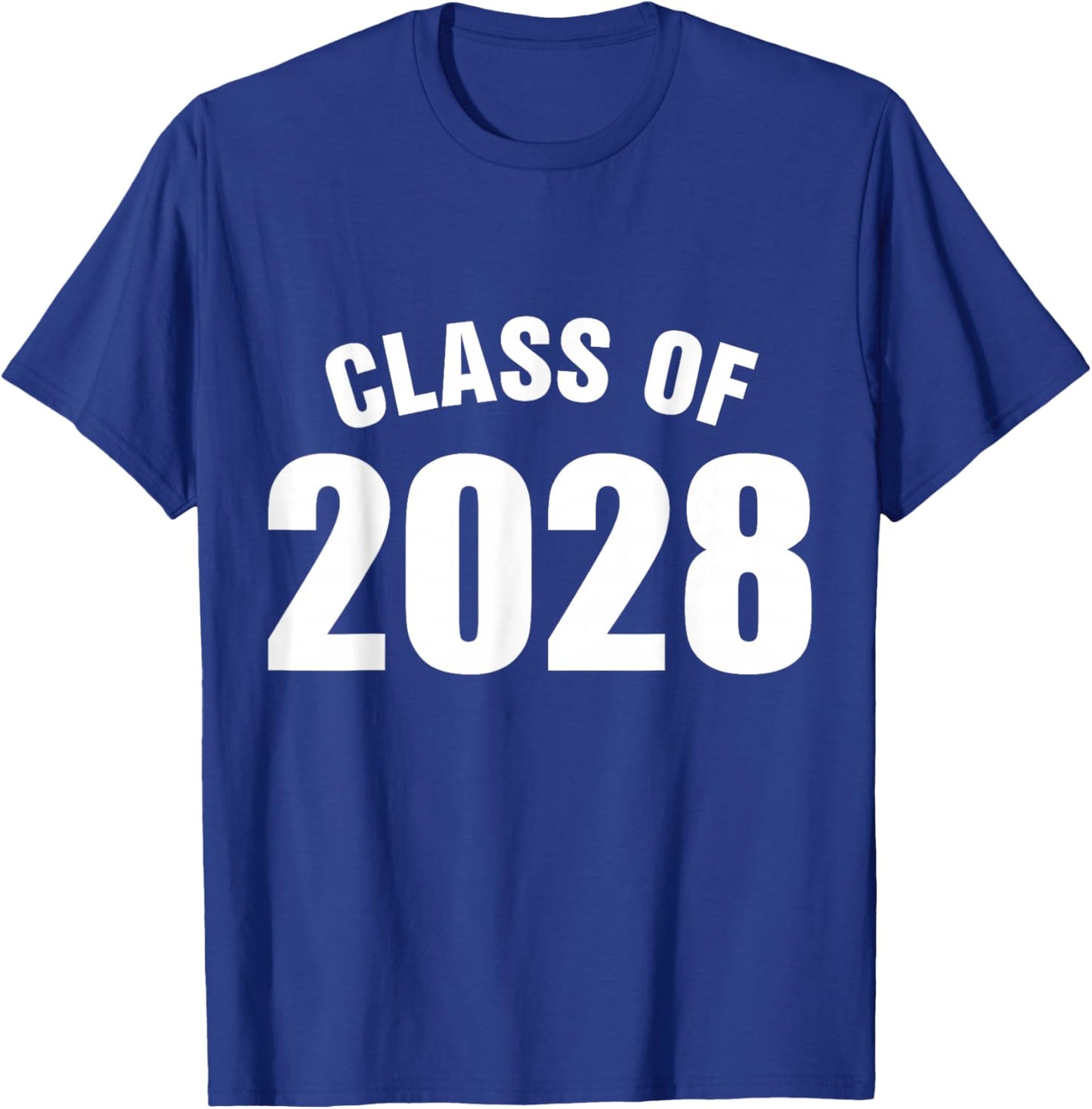 Class Of 2028 Senior Graduation School T-Shirt - T-Shirt | Royal