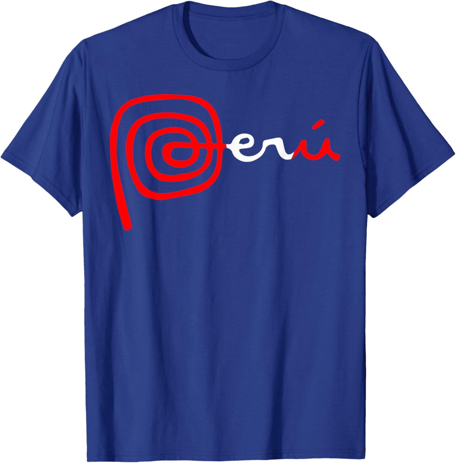 Peru - Marca Peru Nazca Lines T-Shirt - T-Shirt | Royal