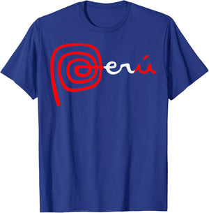 Peru - Marca Peru Nazca Lines T-Shirt - T-Shirt | Royal