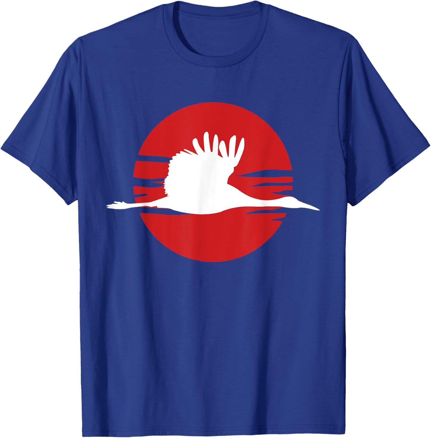 Crane Bird Sandhill Crane T-Shirt - T-Shirt | Royal
