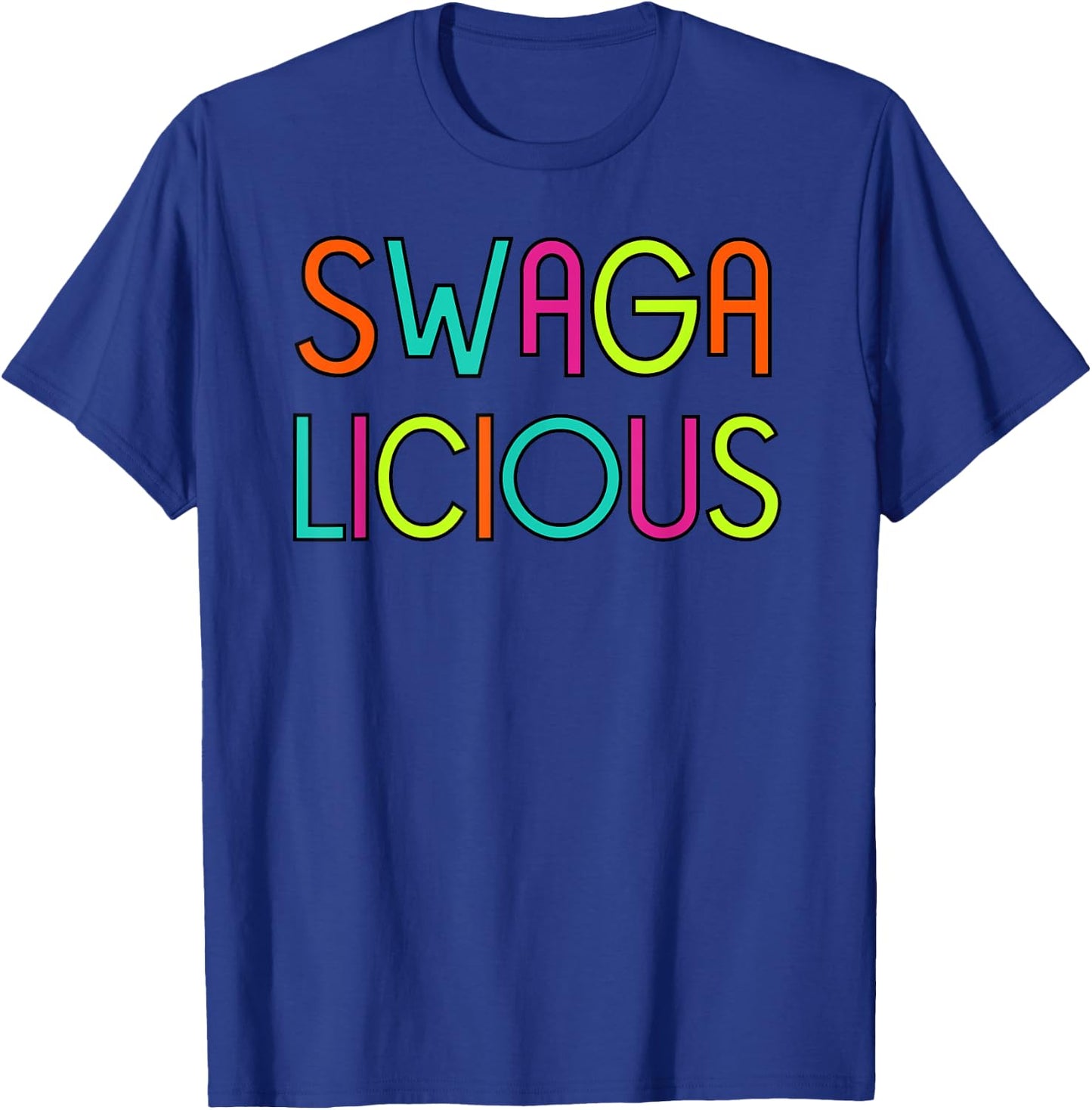 Funny Swagalicious Urban Hip Hop Statement Funky T-Shirt - T-Shirt | Royal