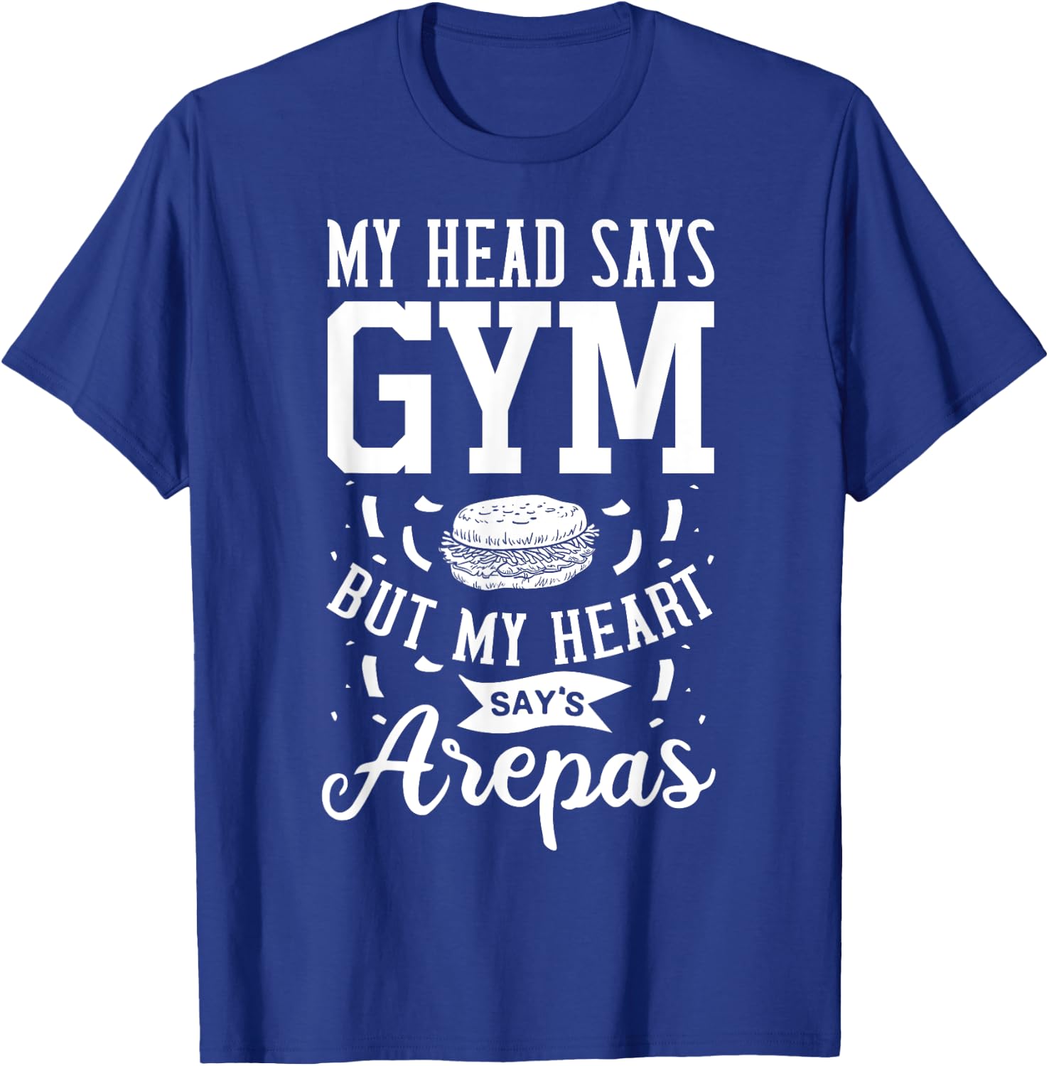 Arepa Venezuela Colombia T-Shirt - T-Shirt | Royal