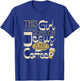 This Girl Runs On Jesus And Coffee - Christian Religious T-Shirt - T-Shirt | Royal
