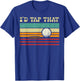 Id Tap That Golf Ball Sunset Retro Golfing Golfer Men Women T-Shirt - T-Shirt | Royal