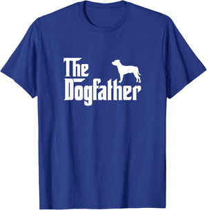 Staffordshire Bull Terrier Lover Gift DogFather T-Shirt - T-Shirt | Royal