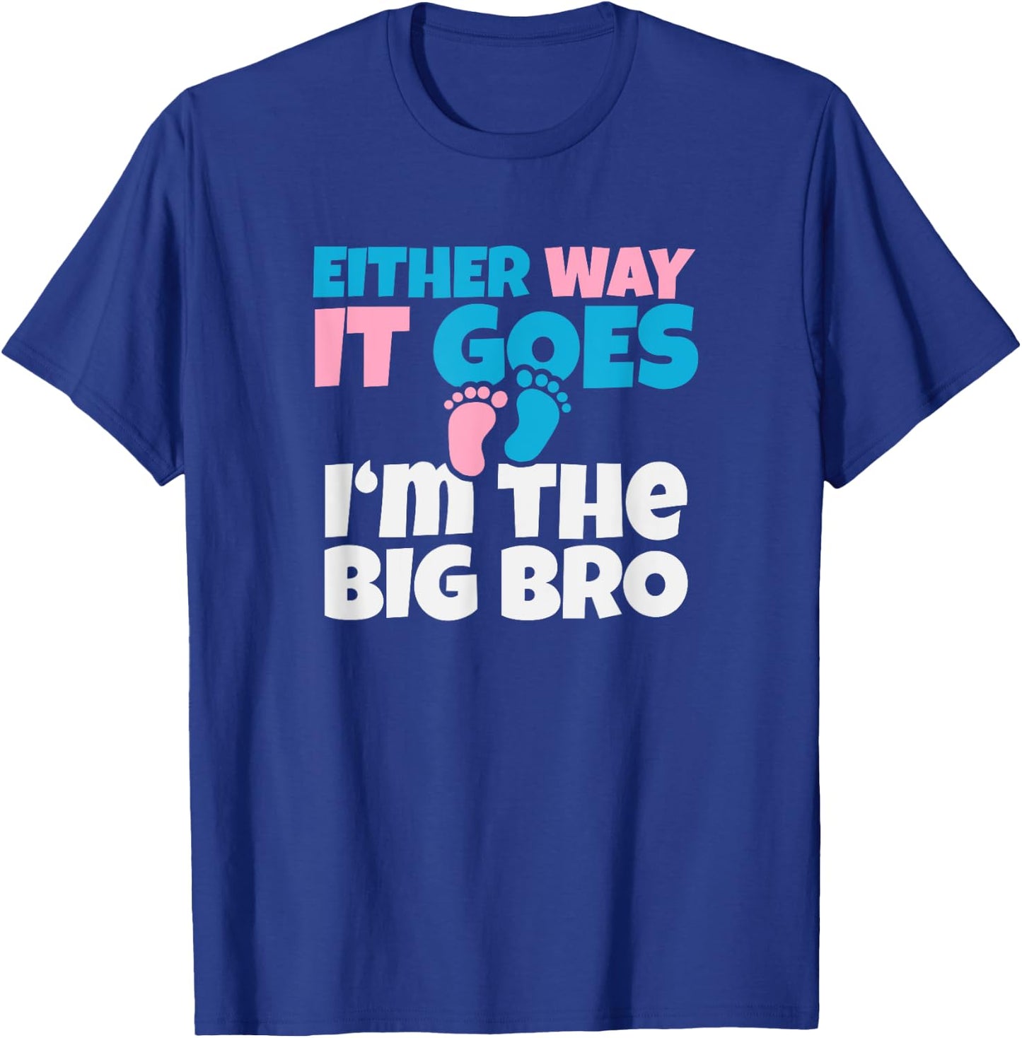 Baby Announcement to Big Brother , Gender Reveal Shirt Gift T-Shirt - T-Shirt | Royal