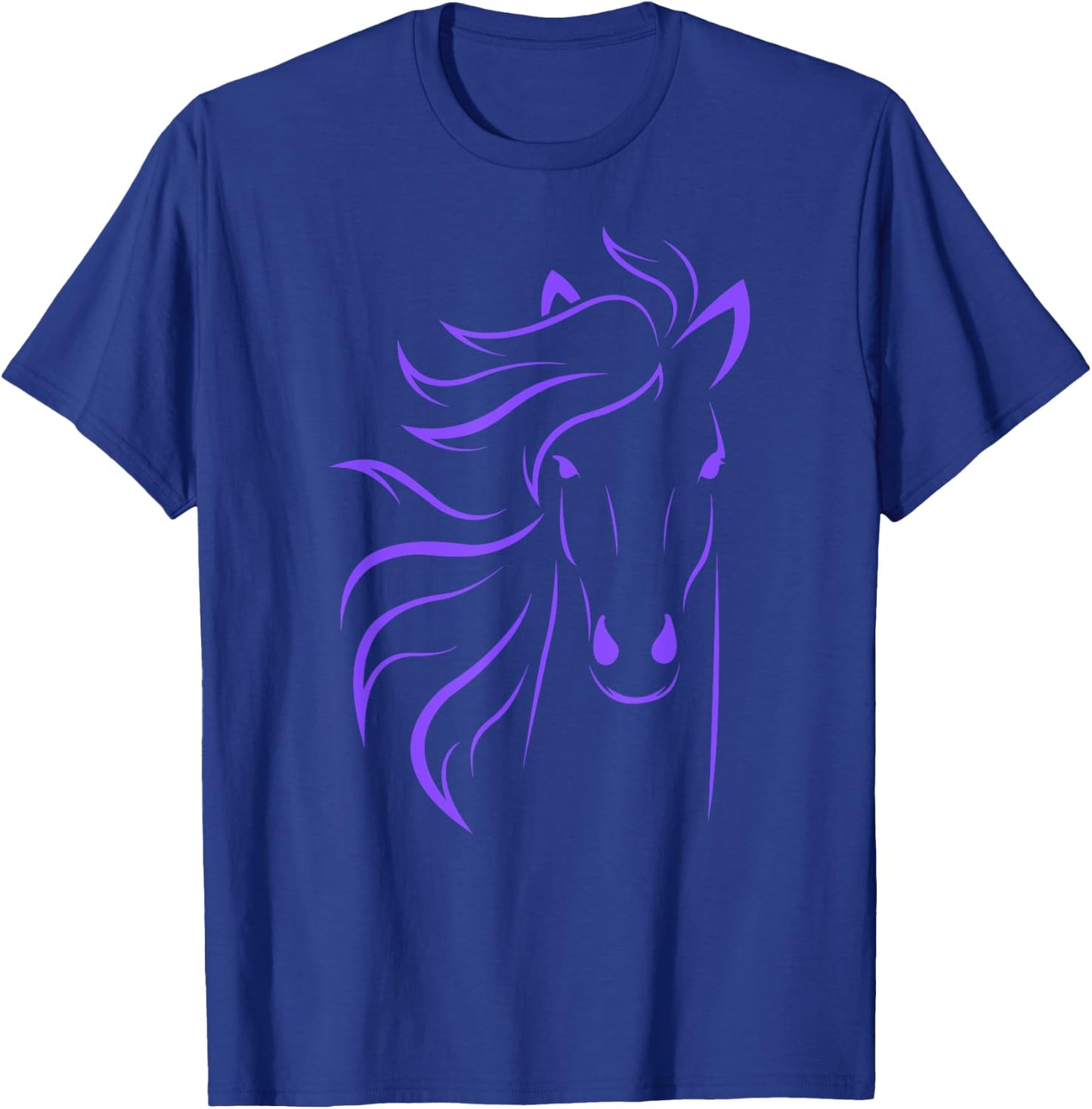 Horse Lover Gifts Women's Equestrian Men Horseback Riding T-Shirt - T-Shirt | Royal