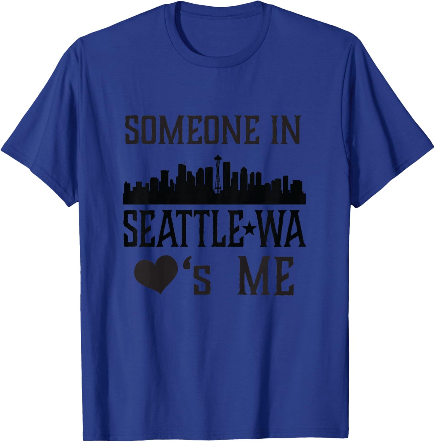 Kids Someone in Seattle Washington Loves Me T-Shirt - T-Shirt | Royal