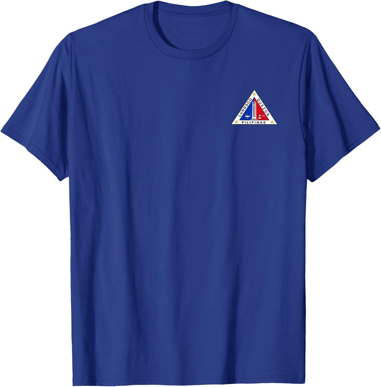 Quezon City Philippines Flag Seal T-Shirt - T-Shirt | Royal