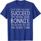 BONNIE Gift Name Personalized Birthday Funny Christmas Joke T-Shirt - T-Shirt | Royal