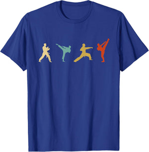 Vintage Taekwondo Tae Kwon Do Fighter T-Shirt - T-Shirt | Royal