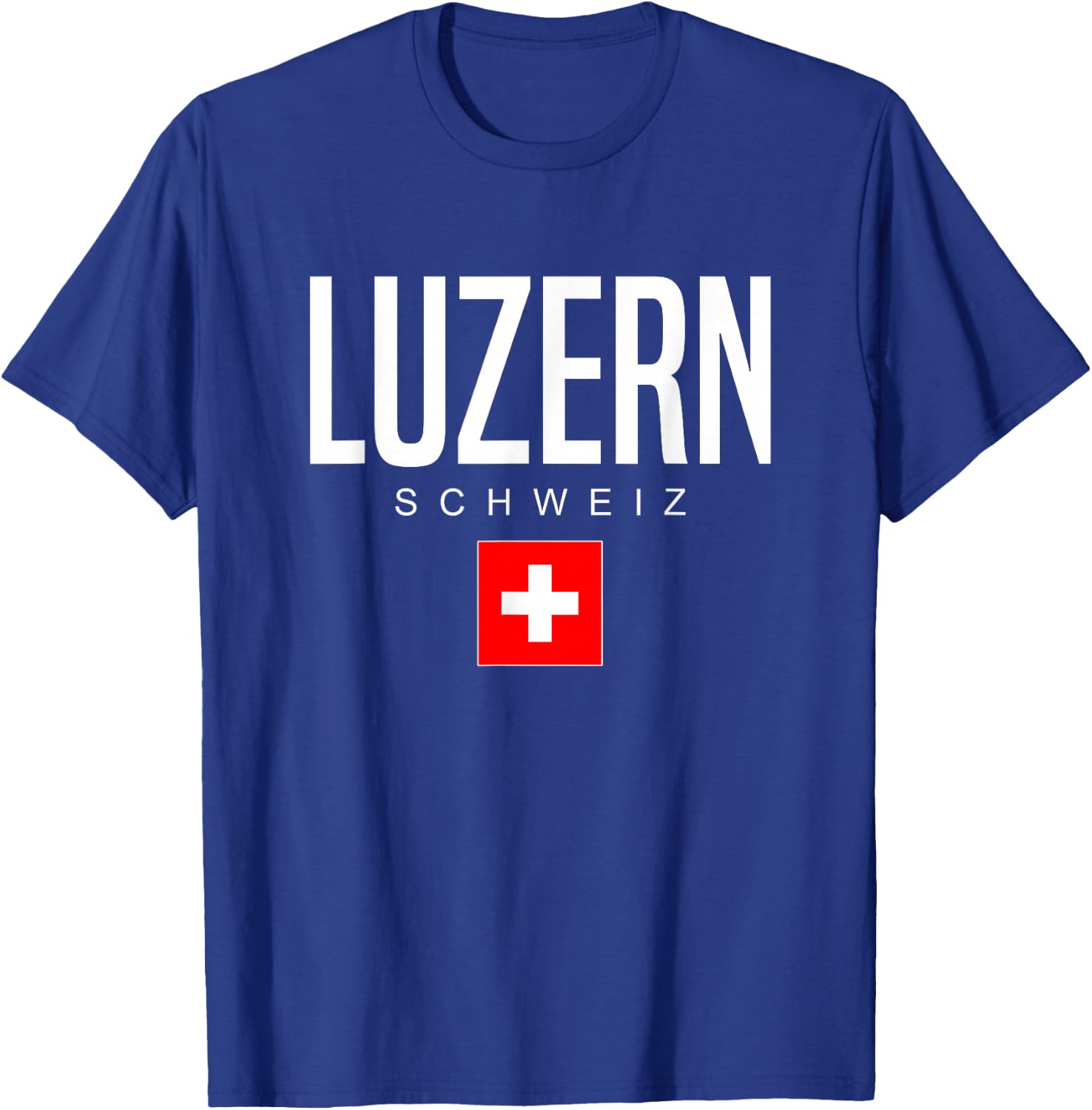 Lucerne Switzerland T-Shirt - T-Shirt | Royal