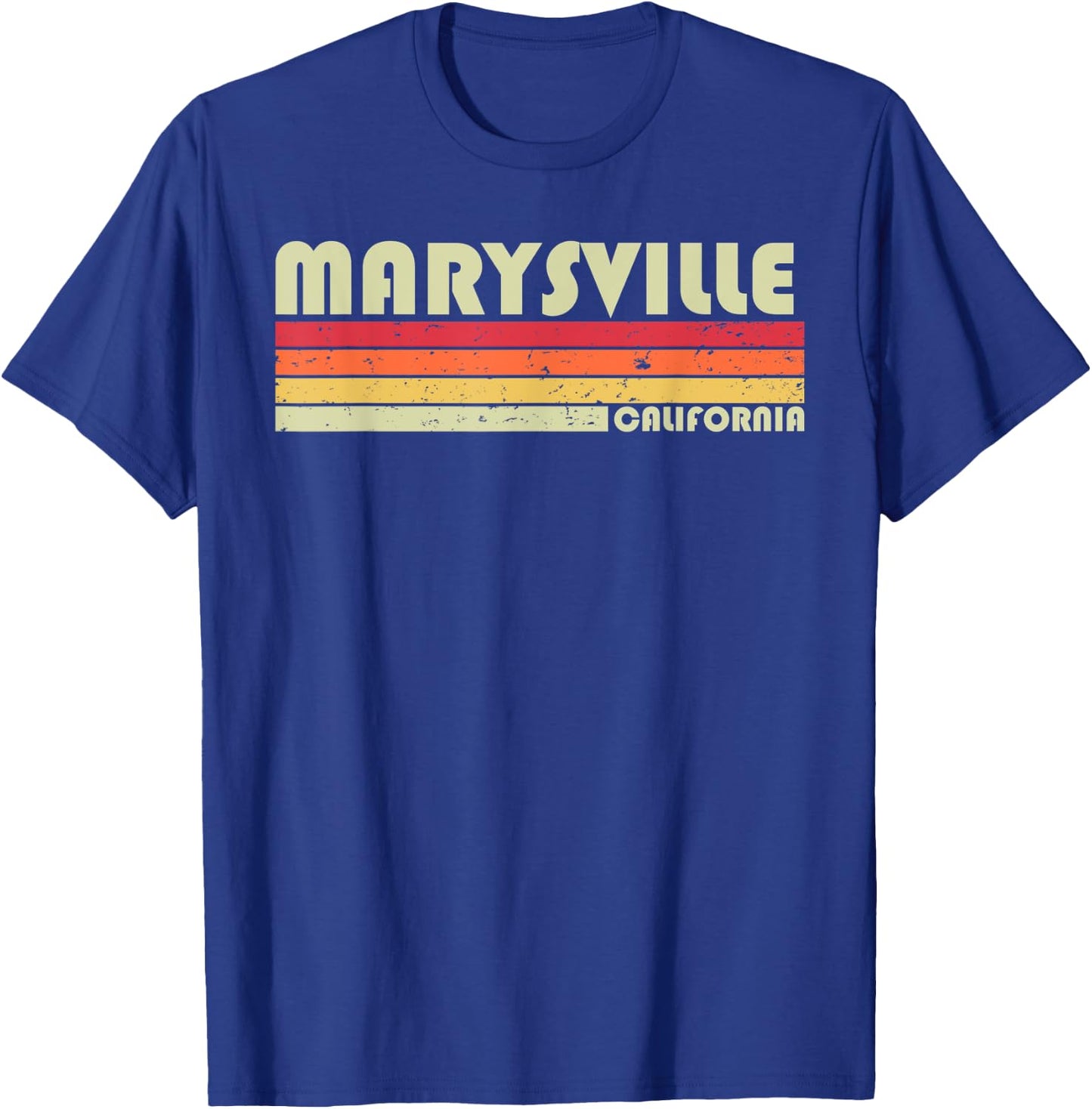 MARYSVILLE CA CALIFORNIA Funny City Home Roots Gift Retro T-Shirt - T-Shirt | Royal