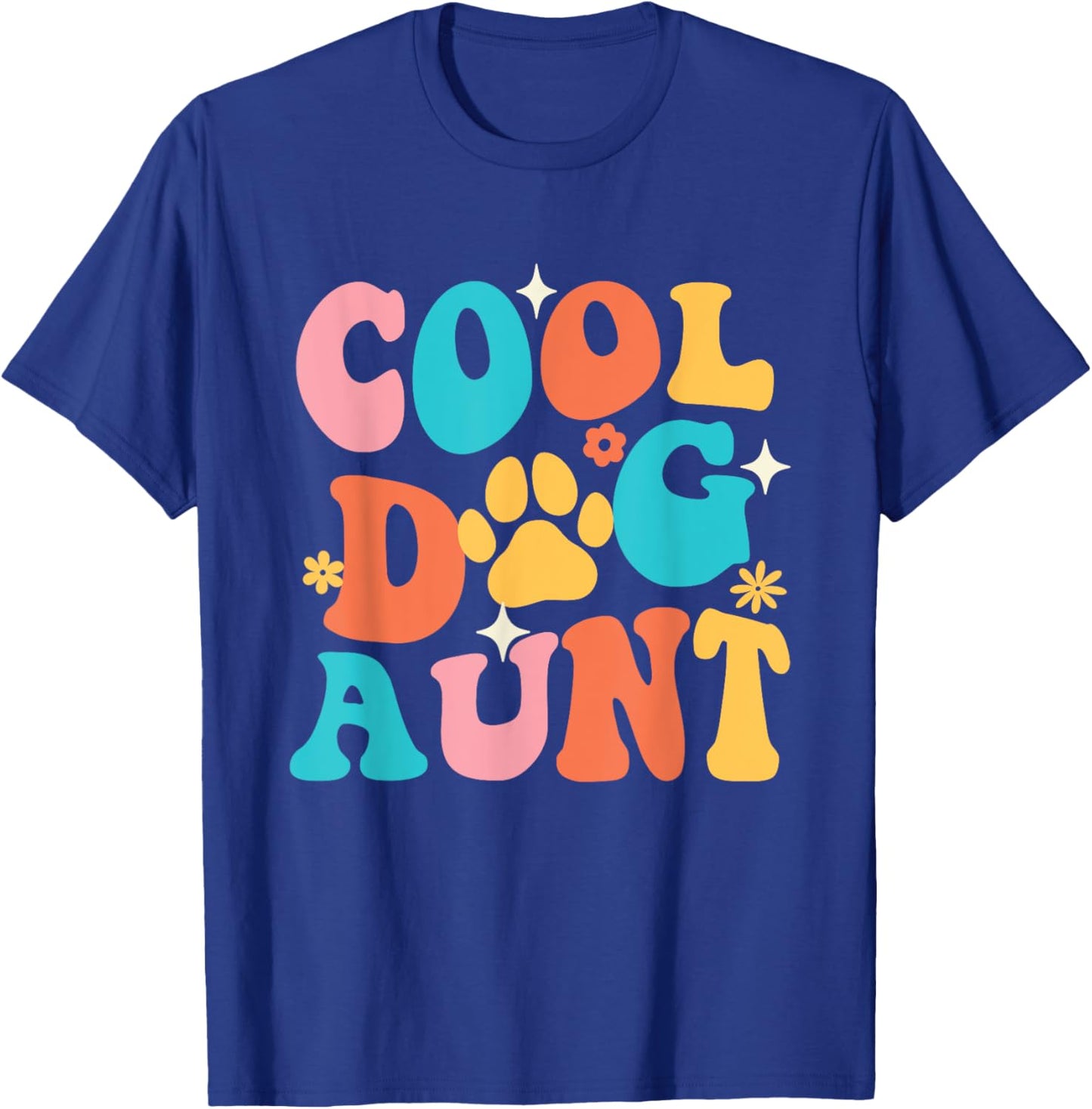 Cool Dog Aunt - Dog Lover Dog Owner Dog Mom T-Shirt - T-Shirt | Royal