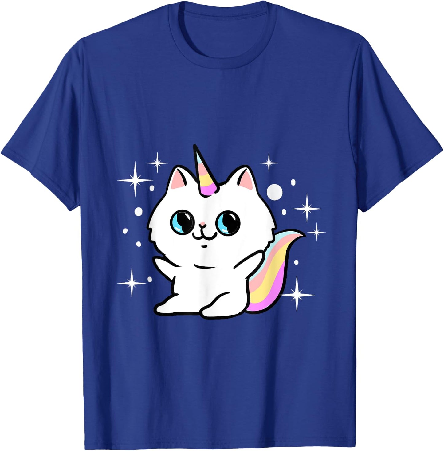 Caticorn Cat Unicorn T-Shirt - T-Shirt | Royal