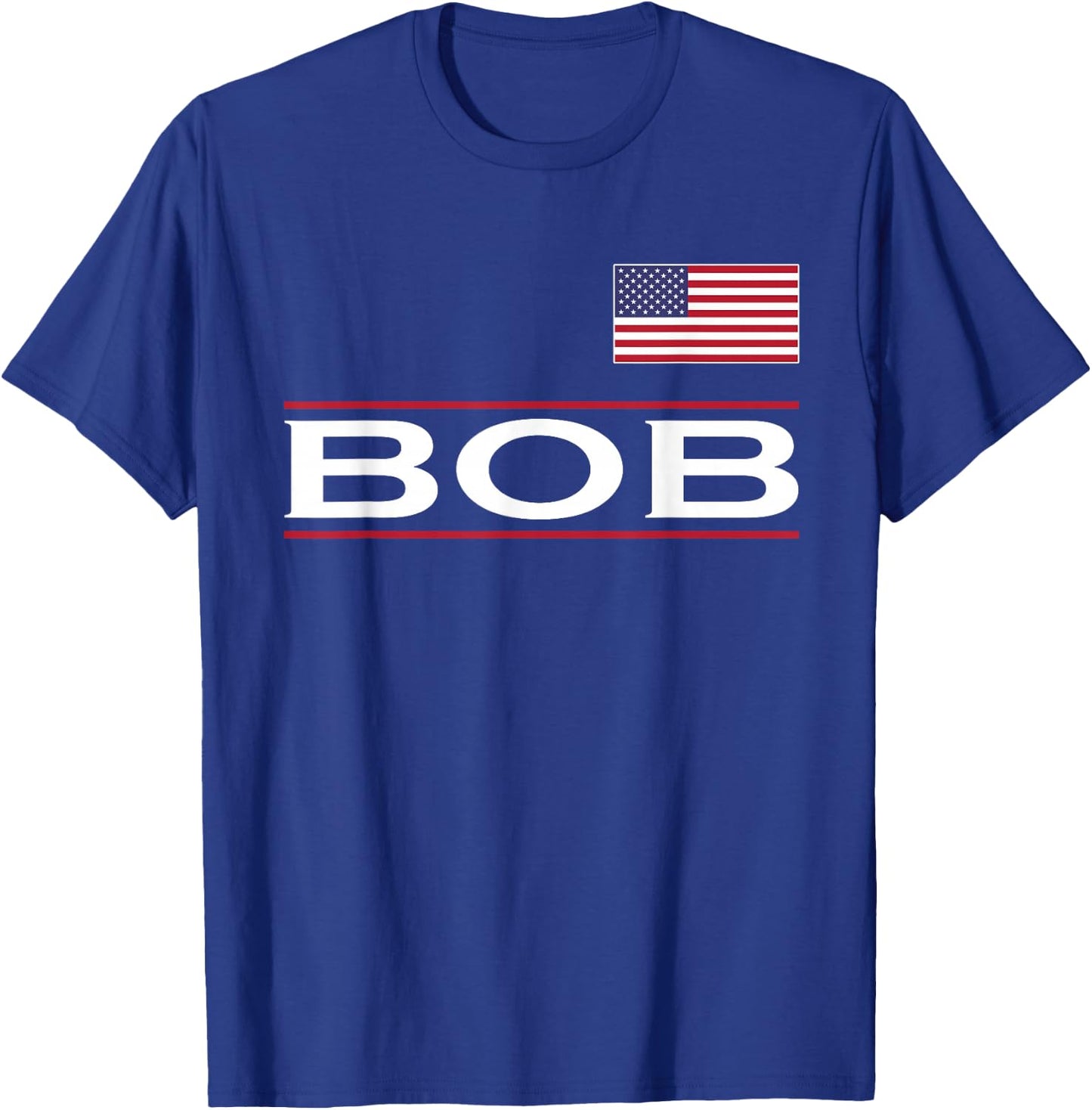 BOB Personalized Name Funny Birthday Gift T-Shirt - T-Shirt | Royal