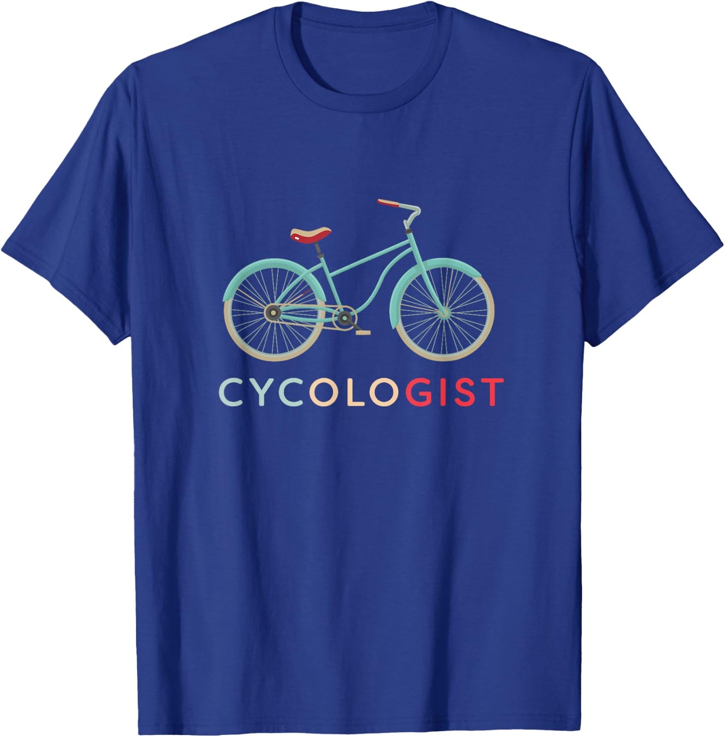 Cycologist Funny Vintage Bicycle design - Bike Cyclists Gift T-Shirt - T-Shirt | Royal