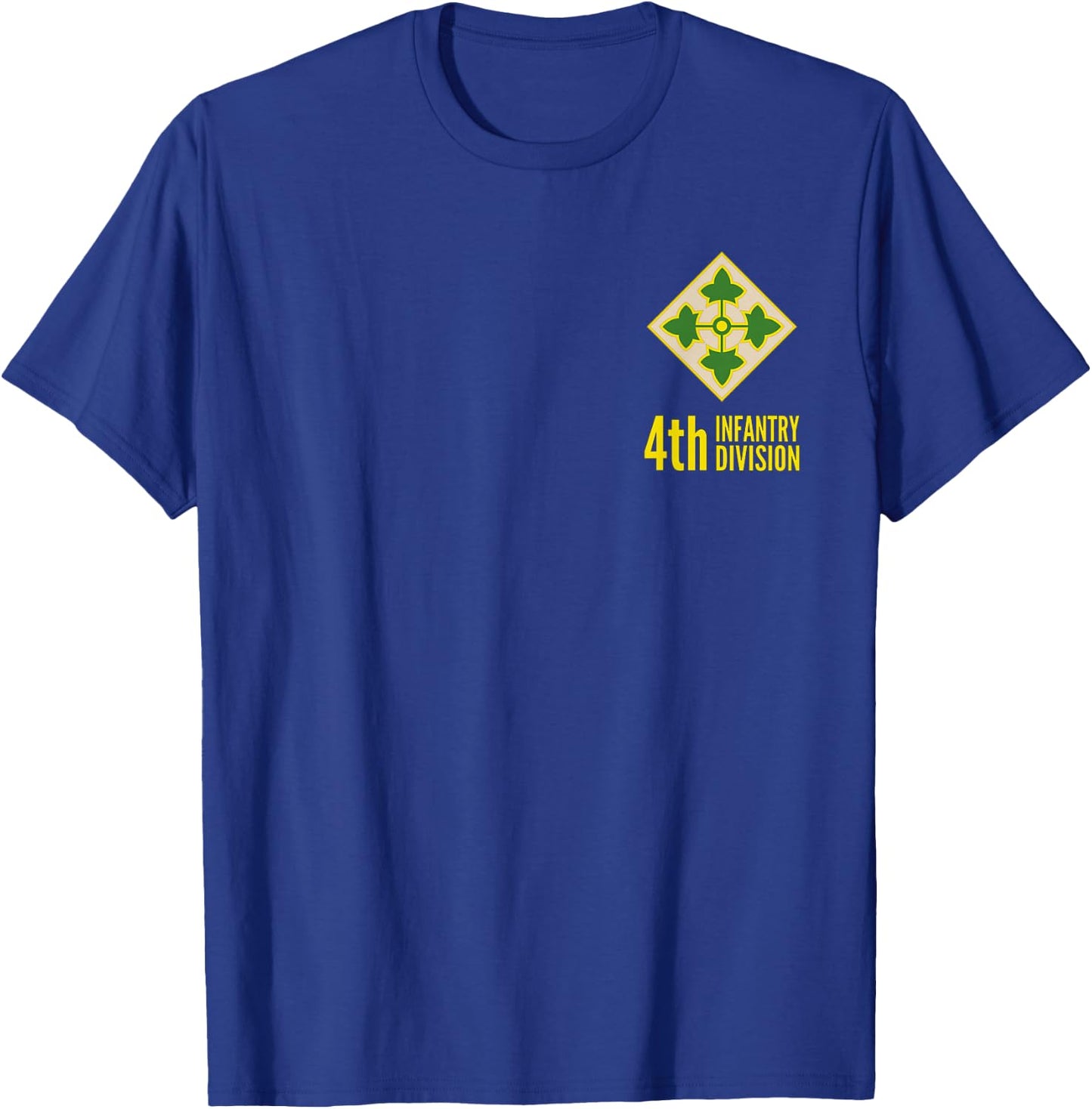 4th Infantry Division Army T-Shirt - T-Shirt | Royal