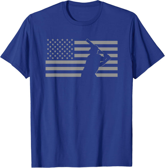 American Baseball T Shirts - Baseball T-Shirt - T-Shirt | Royal