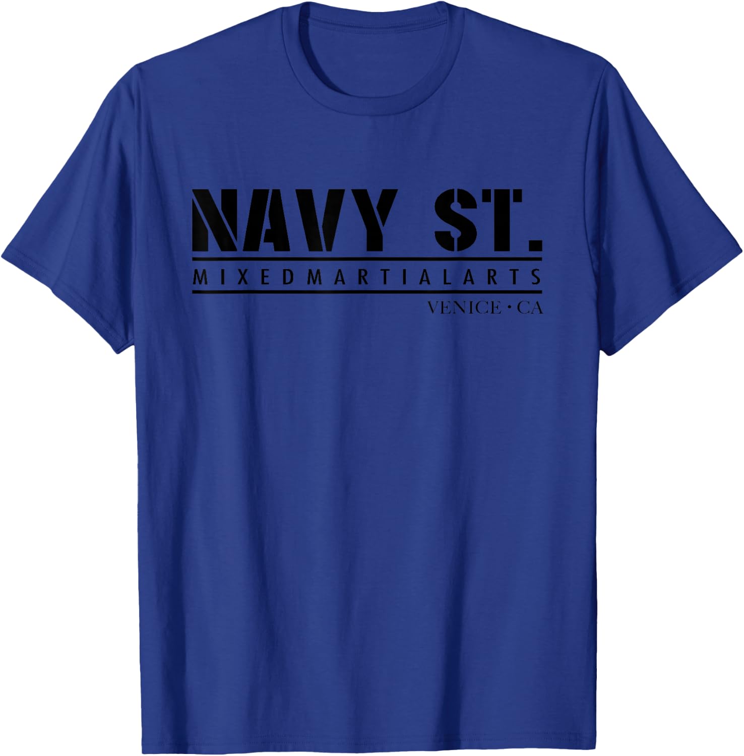 Navy Street MMA Mixed Martial Arts Official Fighting T-Shirt - T-Shirt | Royal