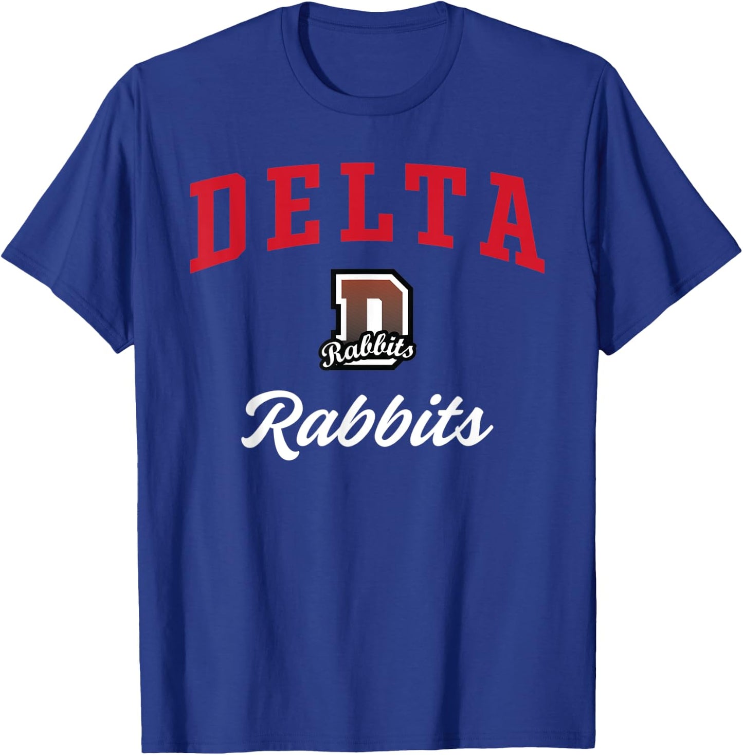 Delta High School Rabbits T-Shirt - T-Shirt | Royal