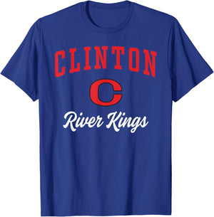 Clinton High School River Kings T-Shirt - T-Shirt | Royal