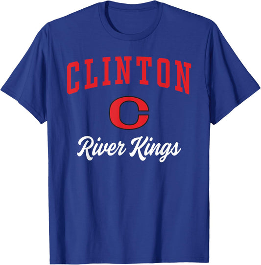 Clinton High School River Kings T-Shirt - T-Shirt | Royal