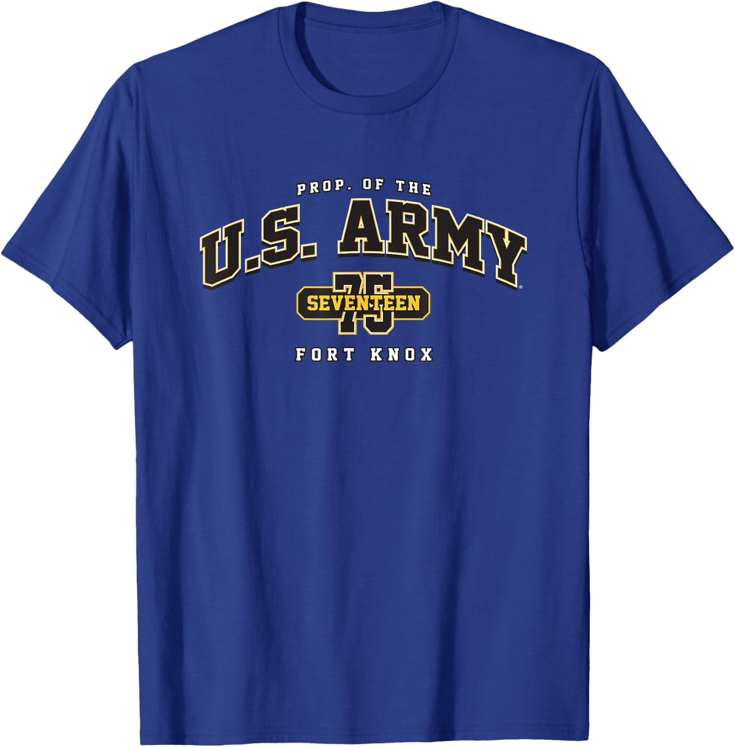 United States Army Military Fort Knox Property T-Shirt - T-Shirt | Royal