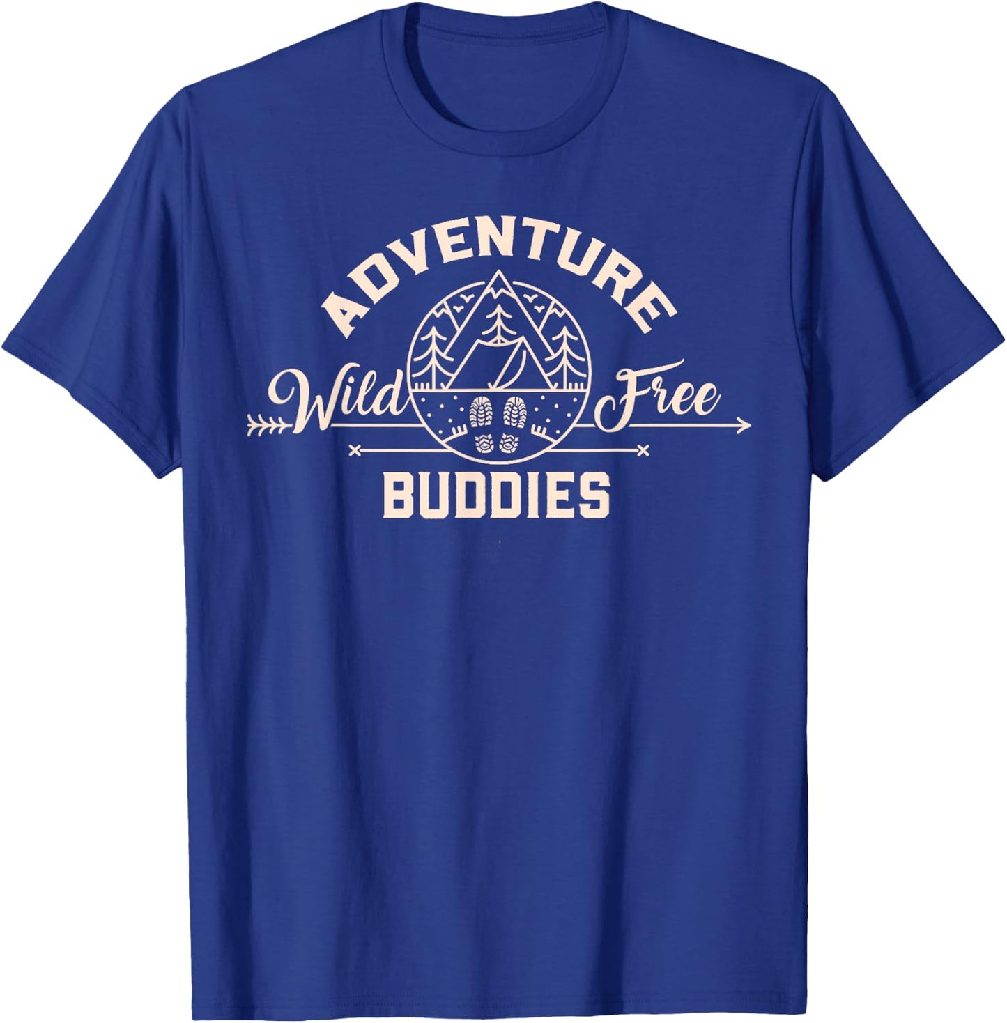 Funny Hiking Mountains Meme Quote Adventure Buddies T-Shirt - T-Shirt | Royal