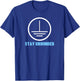 Stay Grounded - Funny Electrician Gift T-Shirt - T-Shirt | Royal