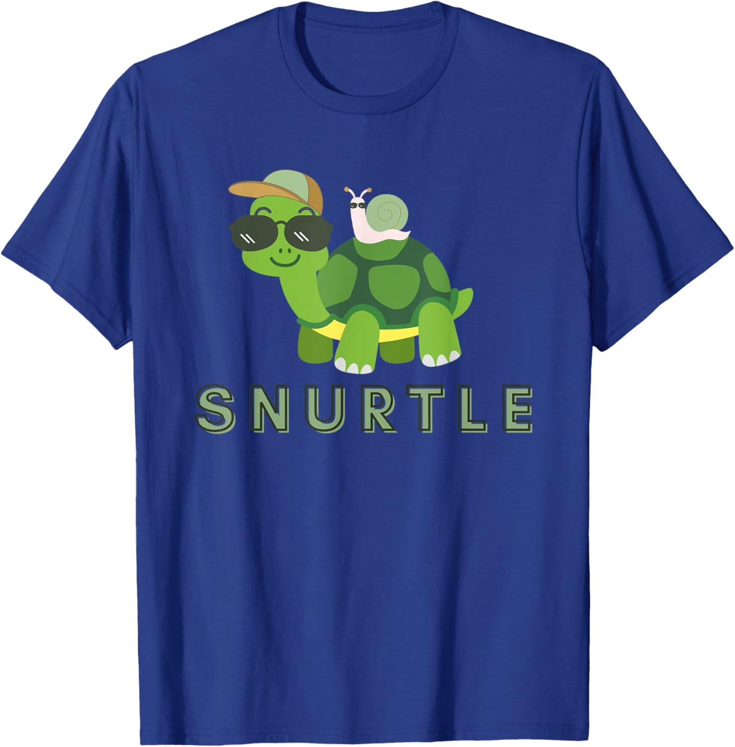 Snurtle Snail&Turtle T-Shirt - T-Shirt | Royal