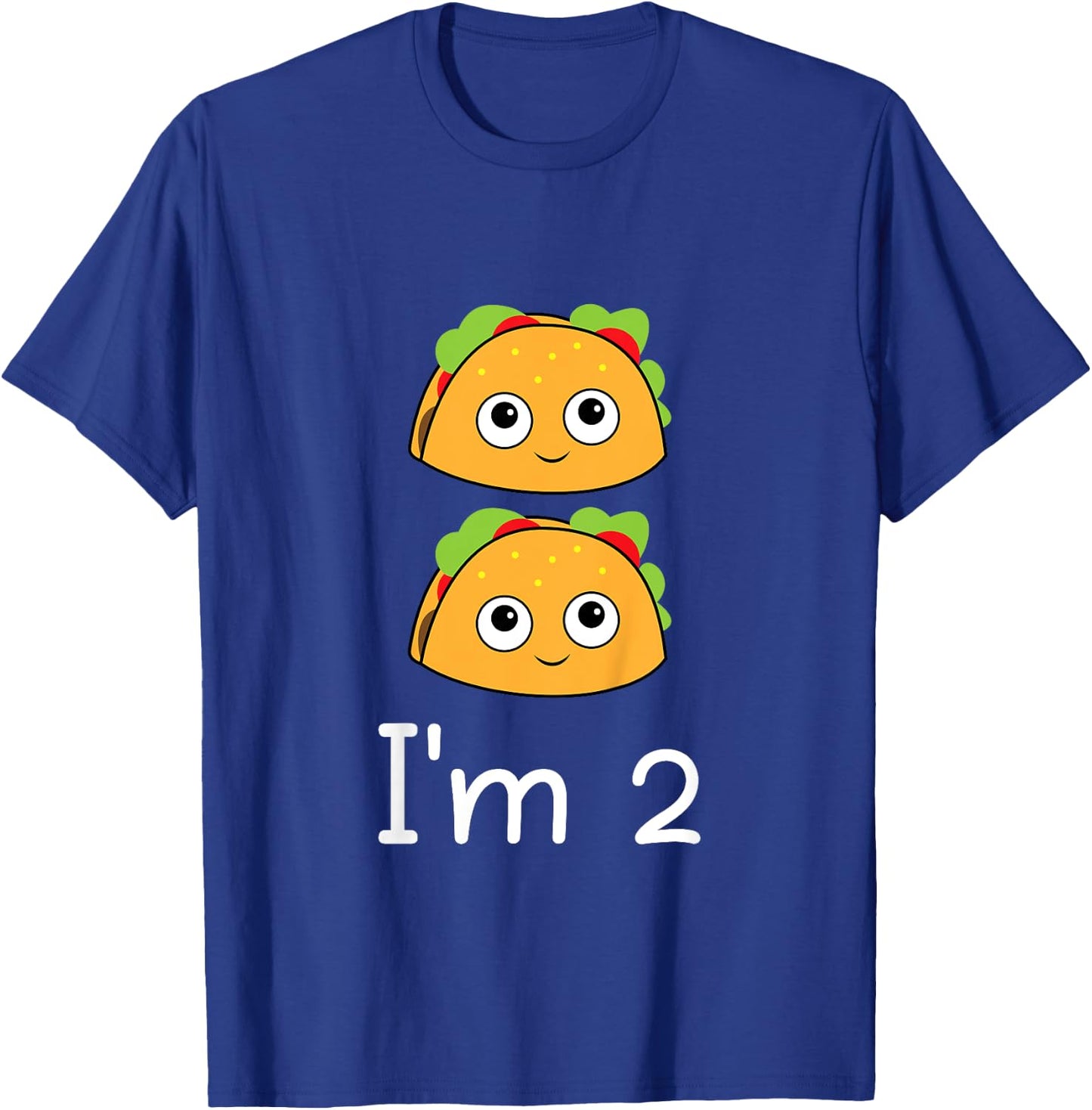Taco Twosday Taco 2nd Birthday T-Shirt - T-Shirt | Royal