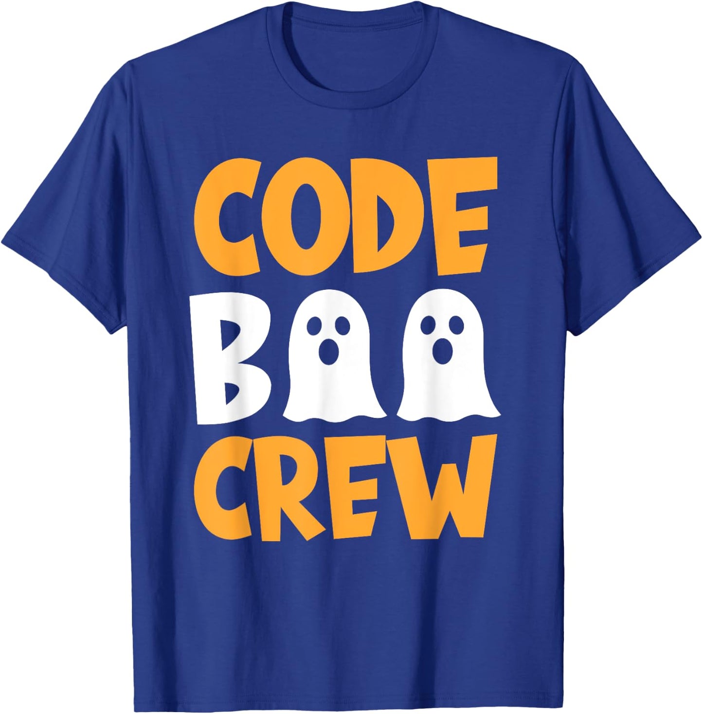 Code Boo Crew Spooky Nurse Halloween T-Shirt - T-Shirt | Royal