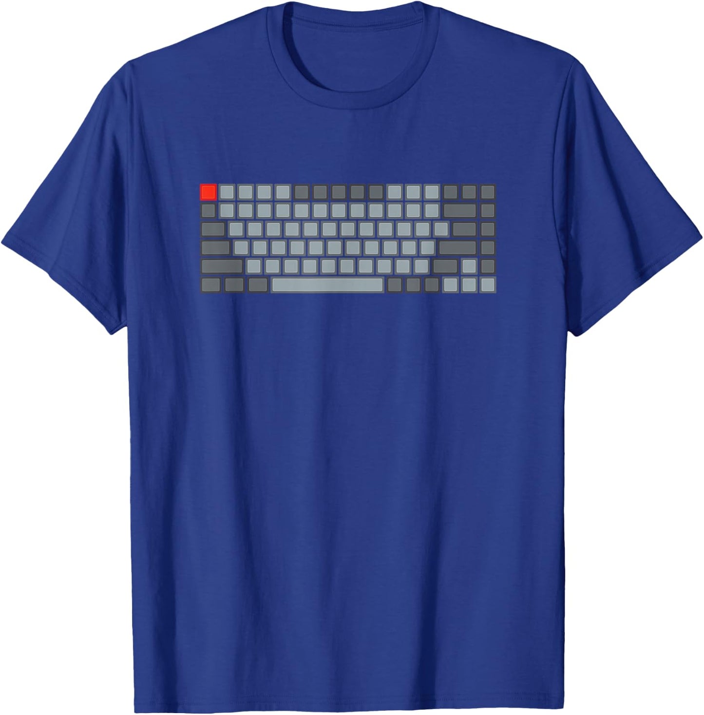 Keycaps Enthusiast Apparel Co Mechanical Keyboard Design For Mech Life Fans T-Shirt - T-Shirt | Royal