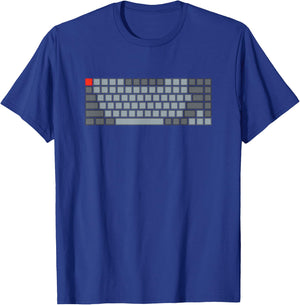 Keycaps Enthusiast Apparel Co Mechanical Keyboard Design For Mech Life Fans T-Shirt - T-Shirt | Royal